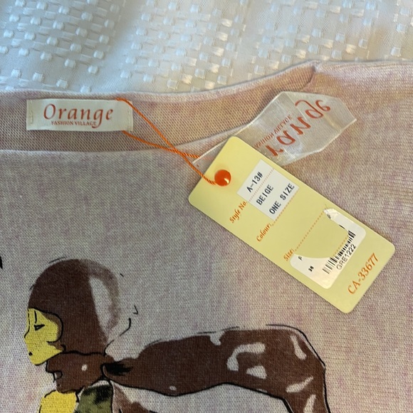 🍁Orange NWT longsleeve, oversize sweater with rabbit hair - Picture 5 of 9